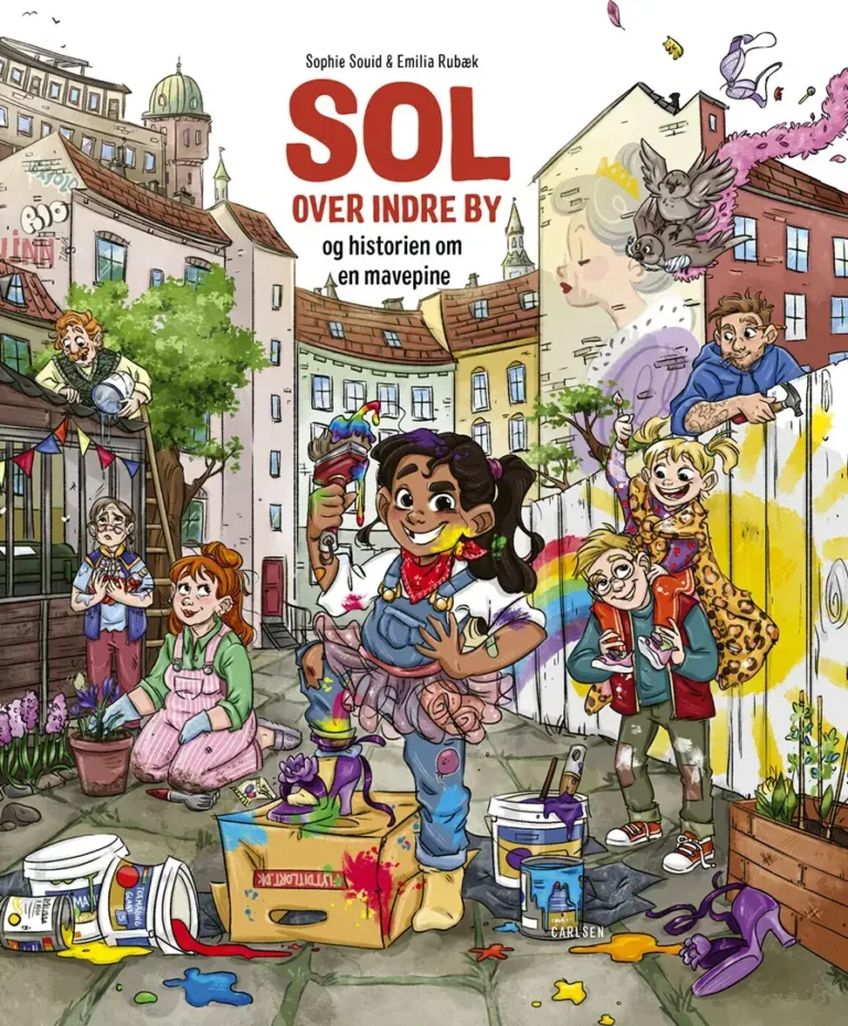 Forsiden til Sol over indre by og historien om en mavepine